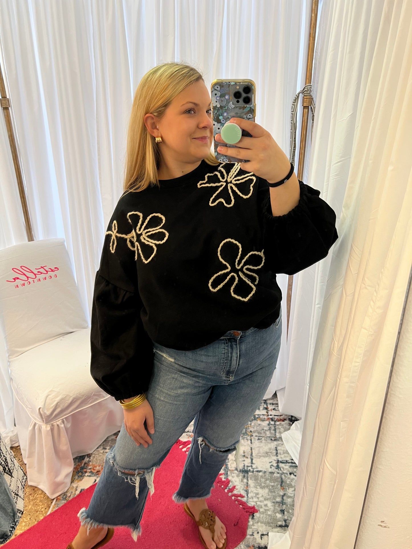 Rope Flower sweatshirt