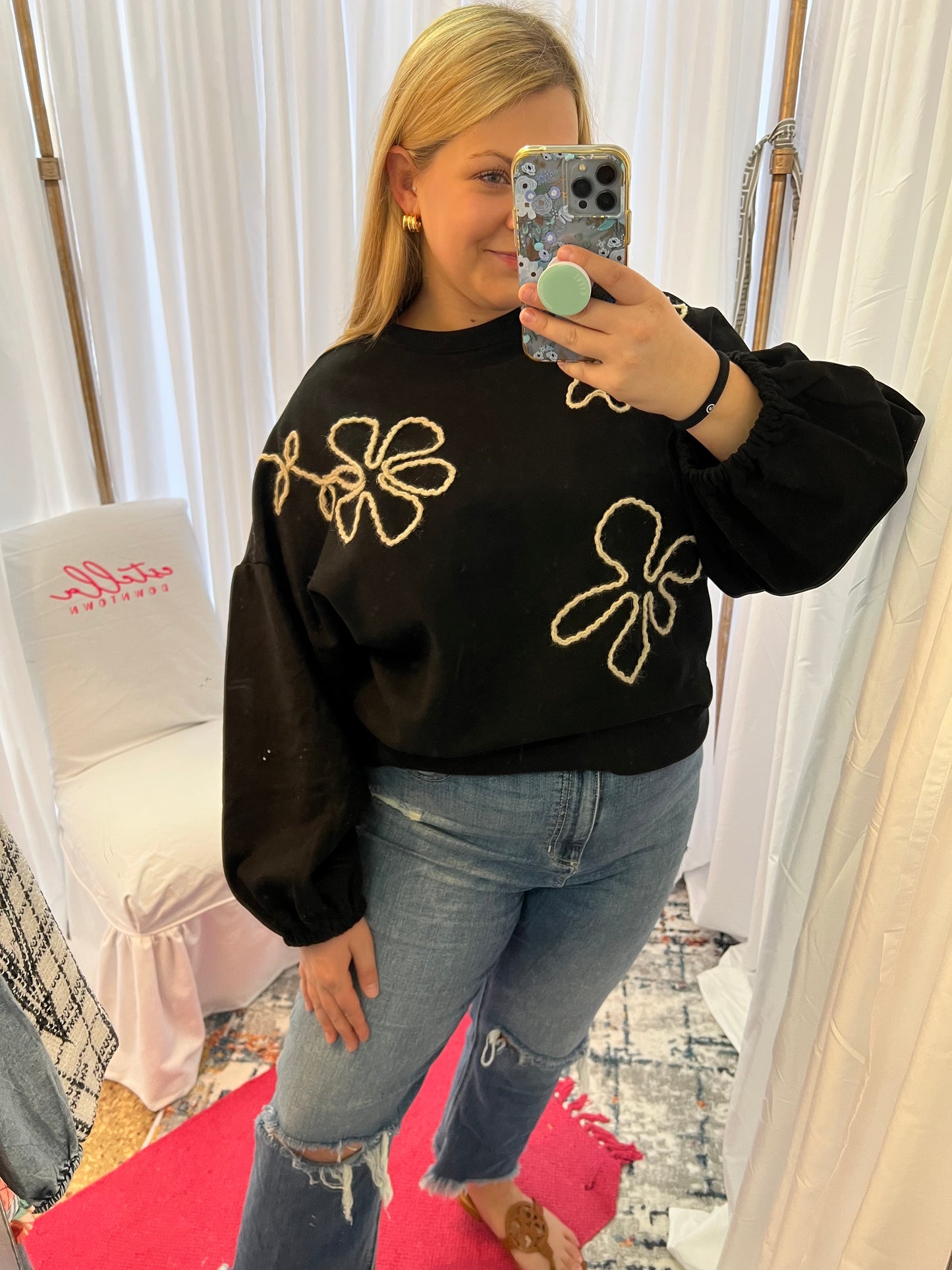 Rope Flower sweatshirt