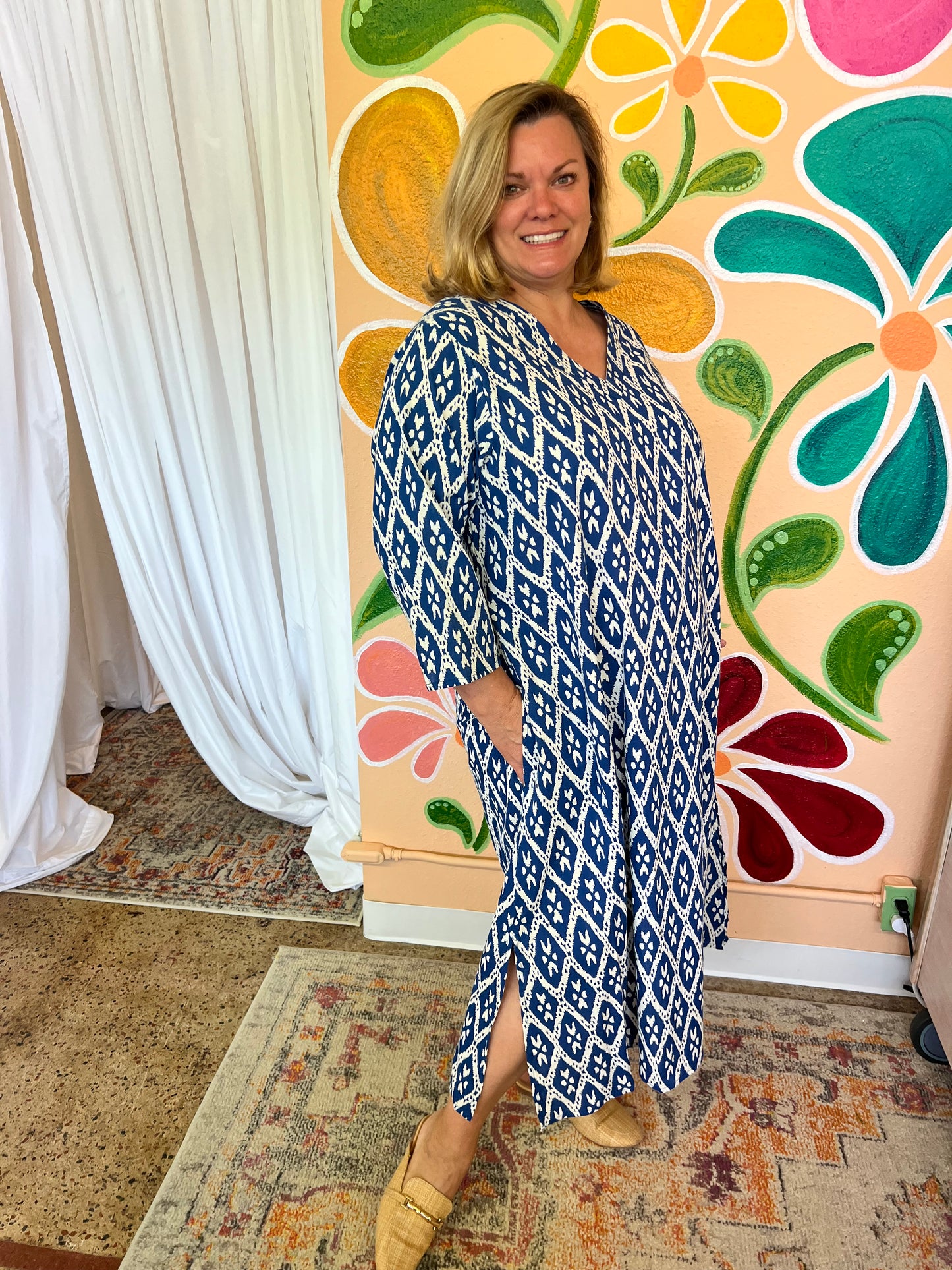 3/4 Sleeve Caftan