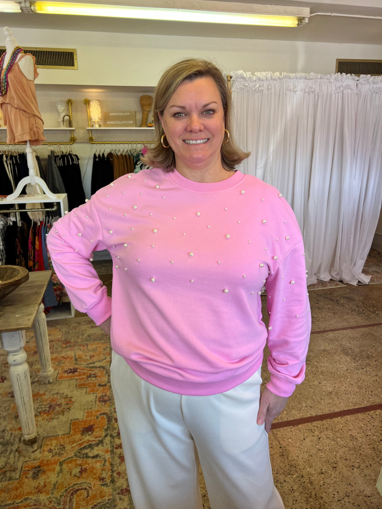 Pink Pearl Sweatshirt