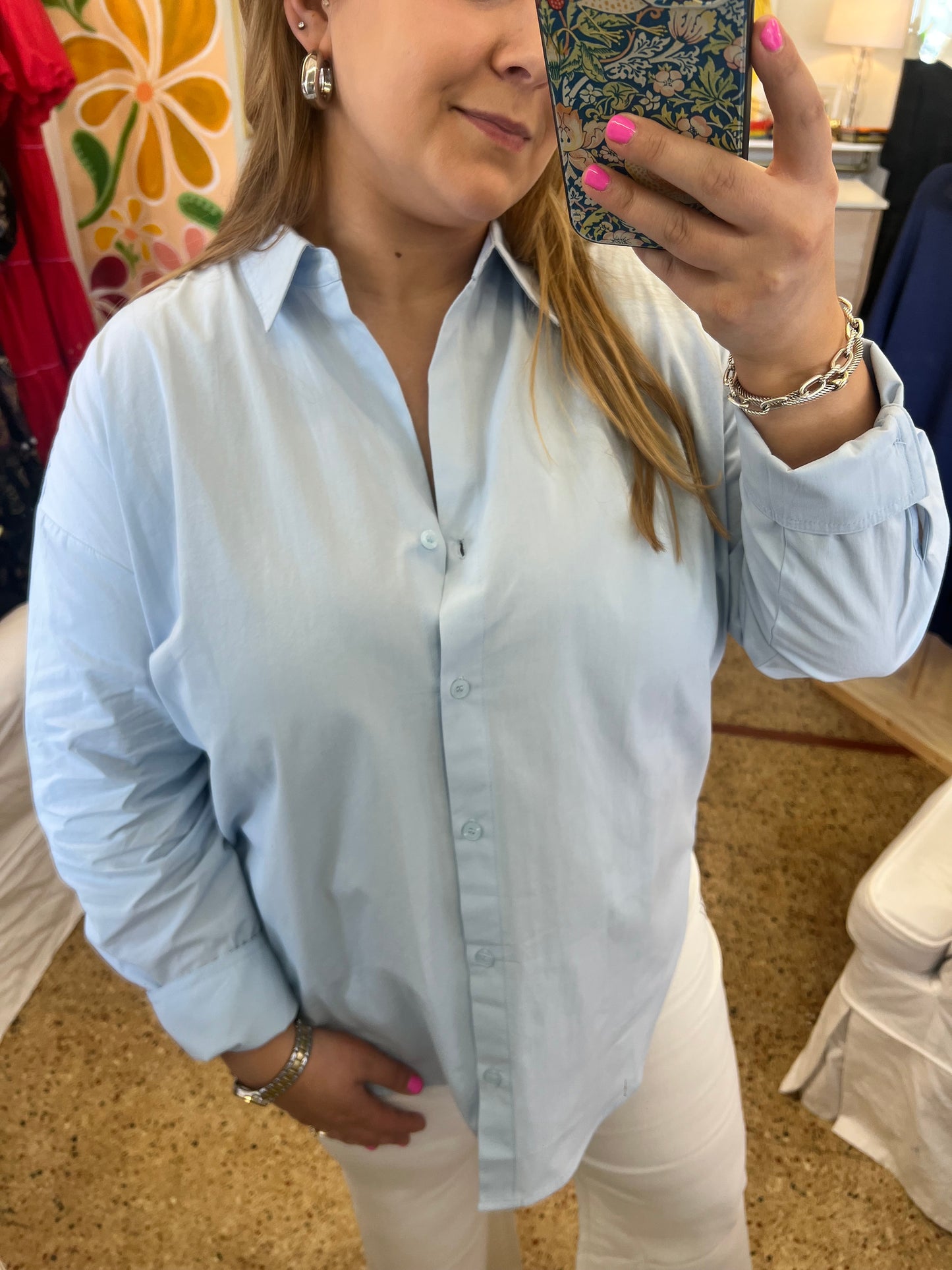 Sky Blue Button Down Shirt