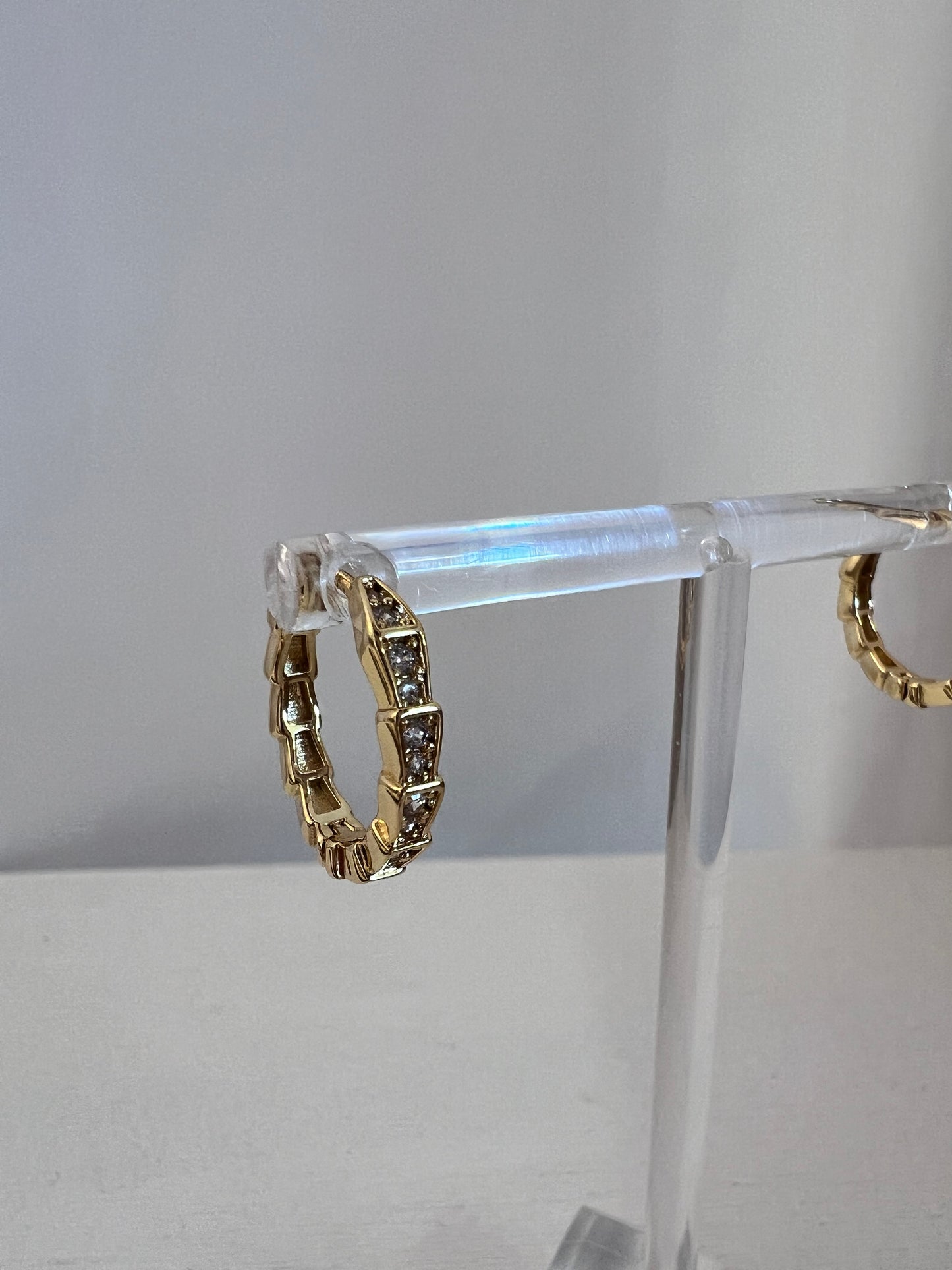 mini diamond hoops