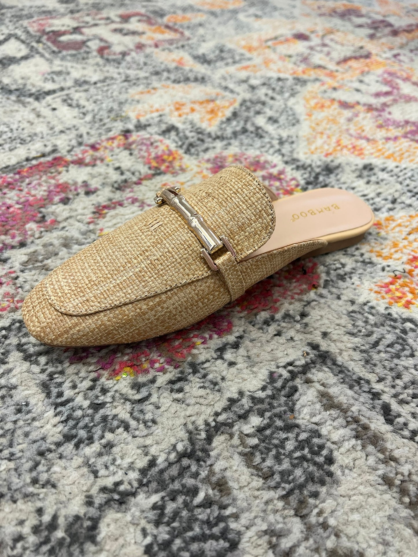 Raffia Mules