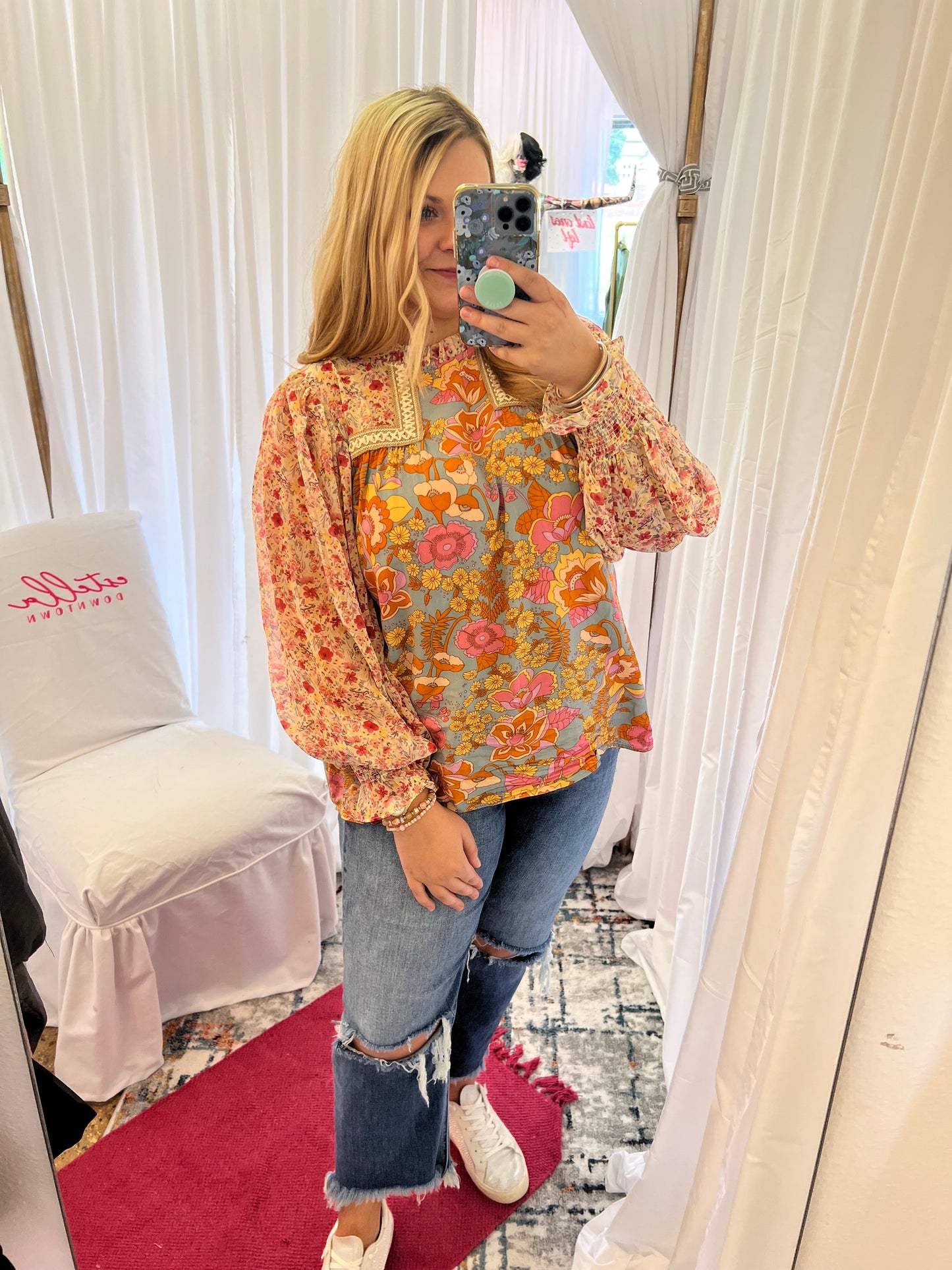 Lily Floral Blouse