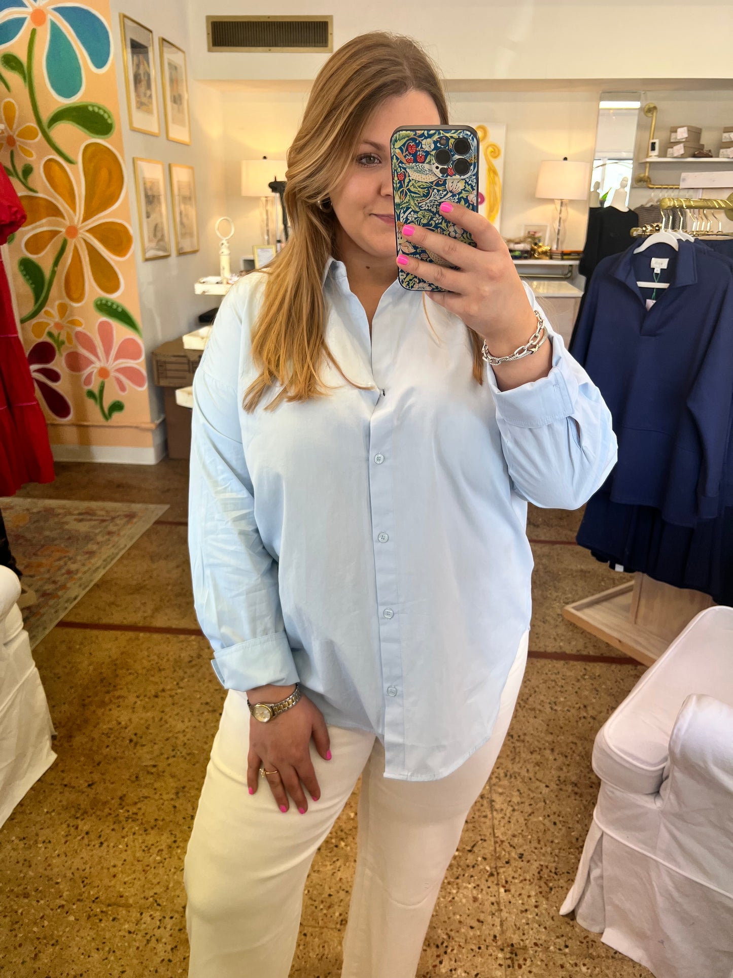 Sky Blue Button Down Shirt