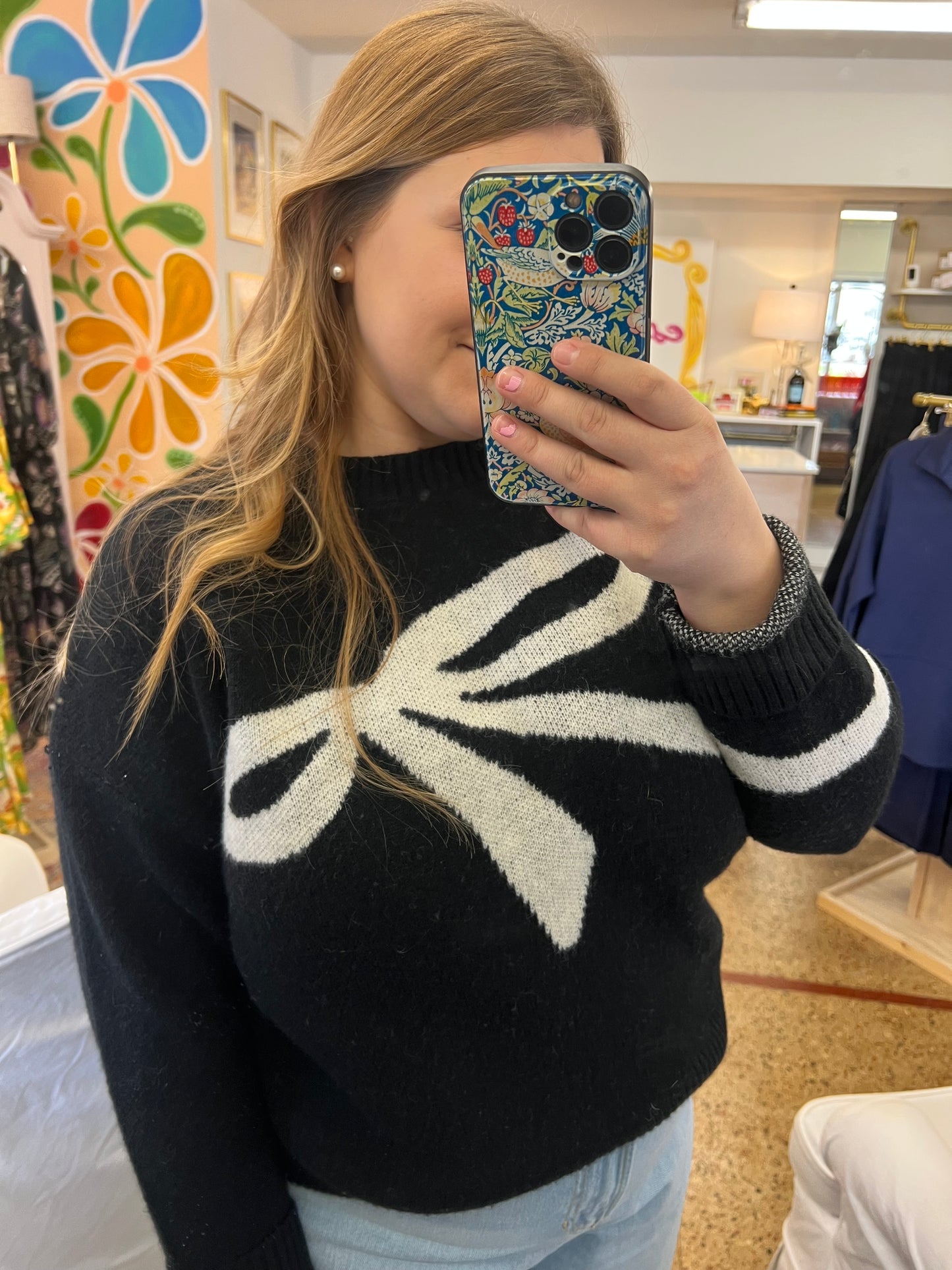 Black Bow Sweater