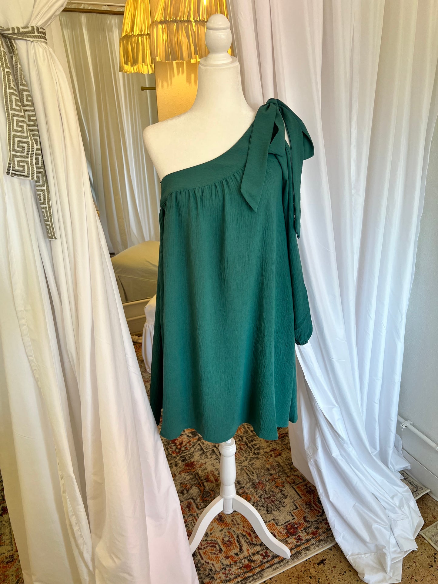 Jade One Shoulder Mini Dress