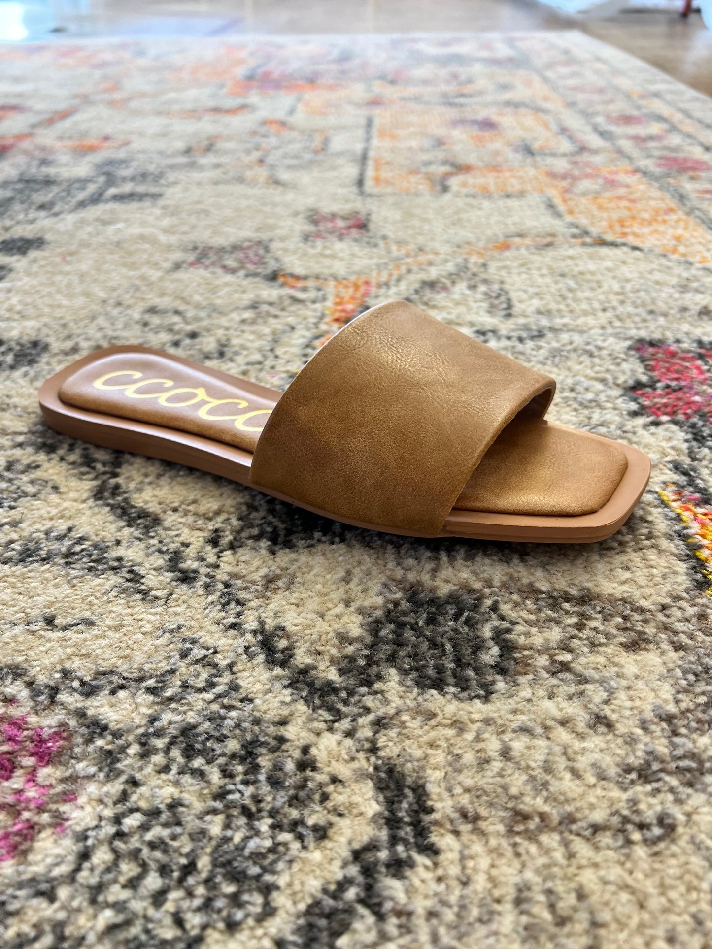 Camel Slide Sandals