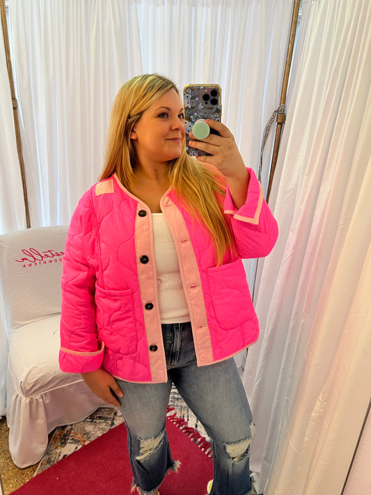 Hot Pink puffer