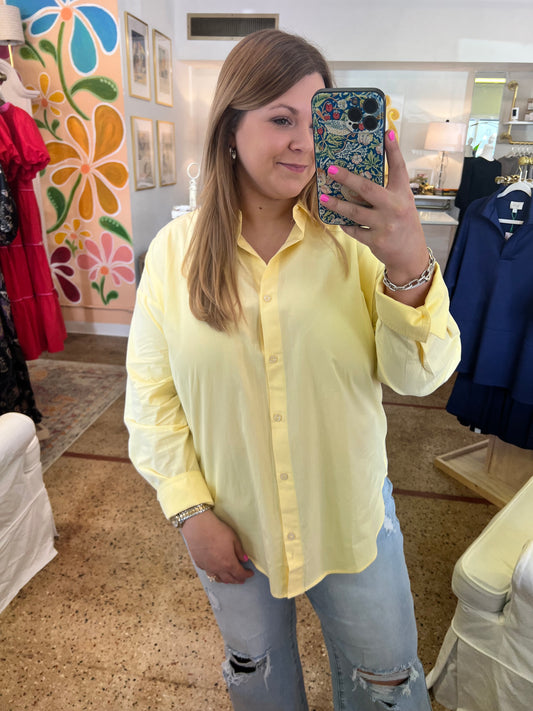 Creamy Yellow Button Down