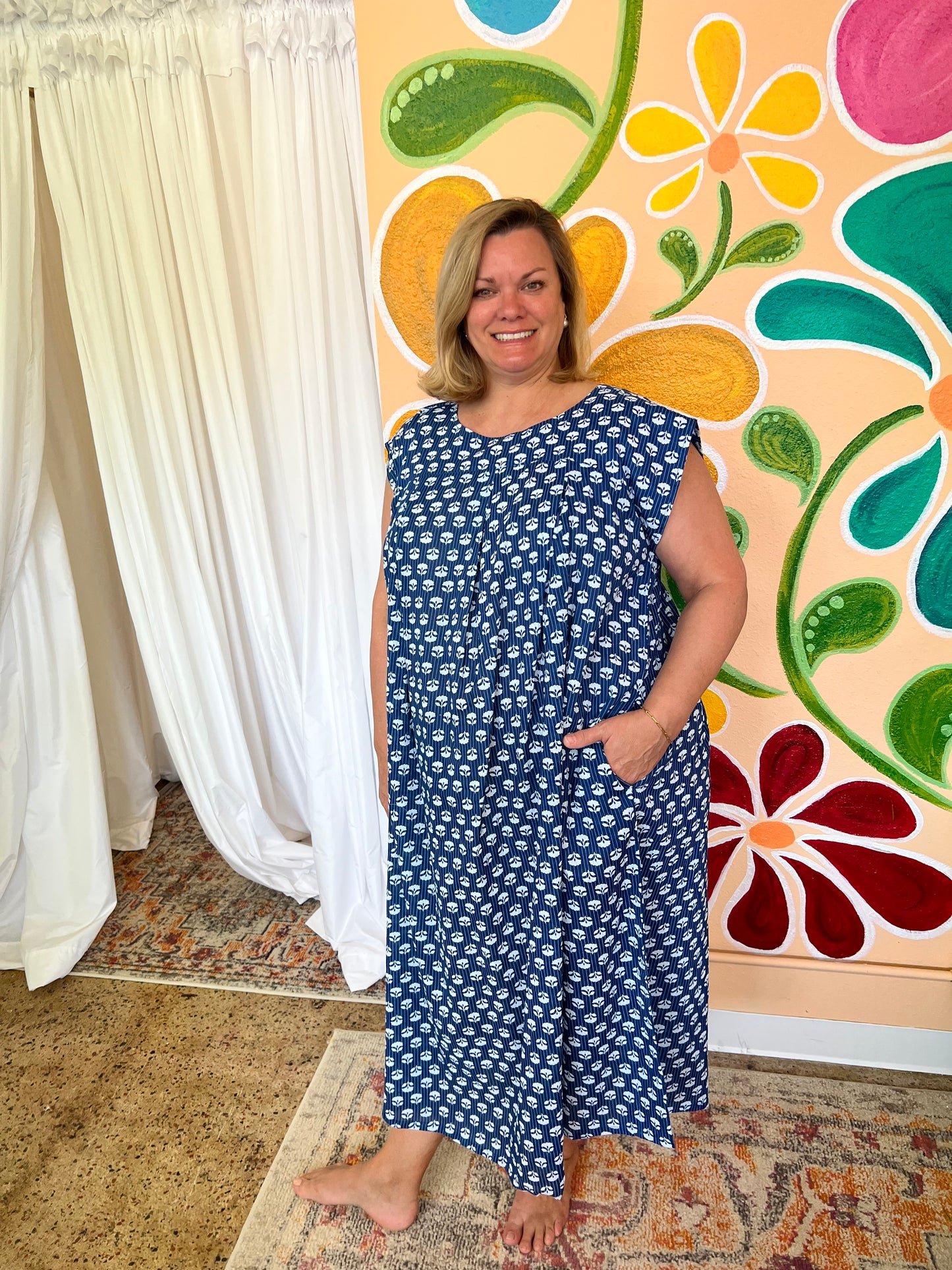 Indigo Caftan