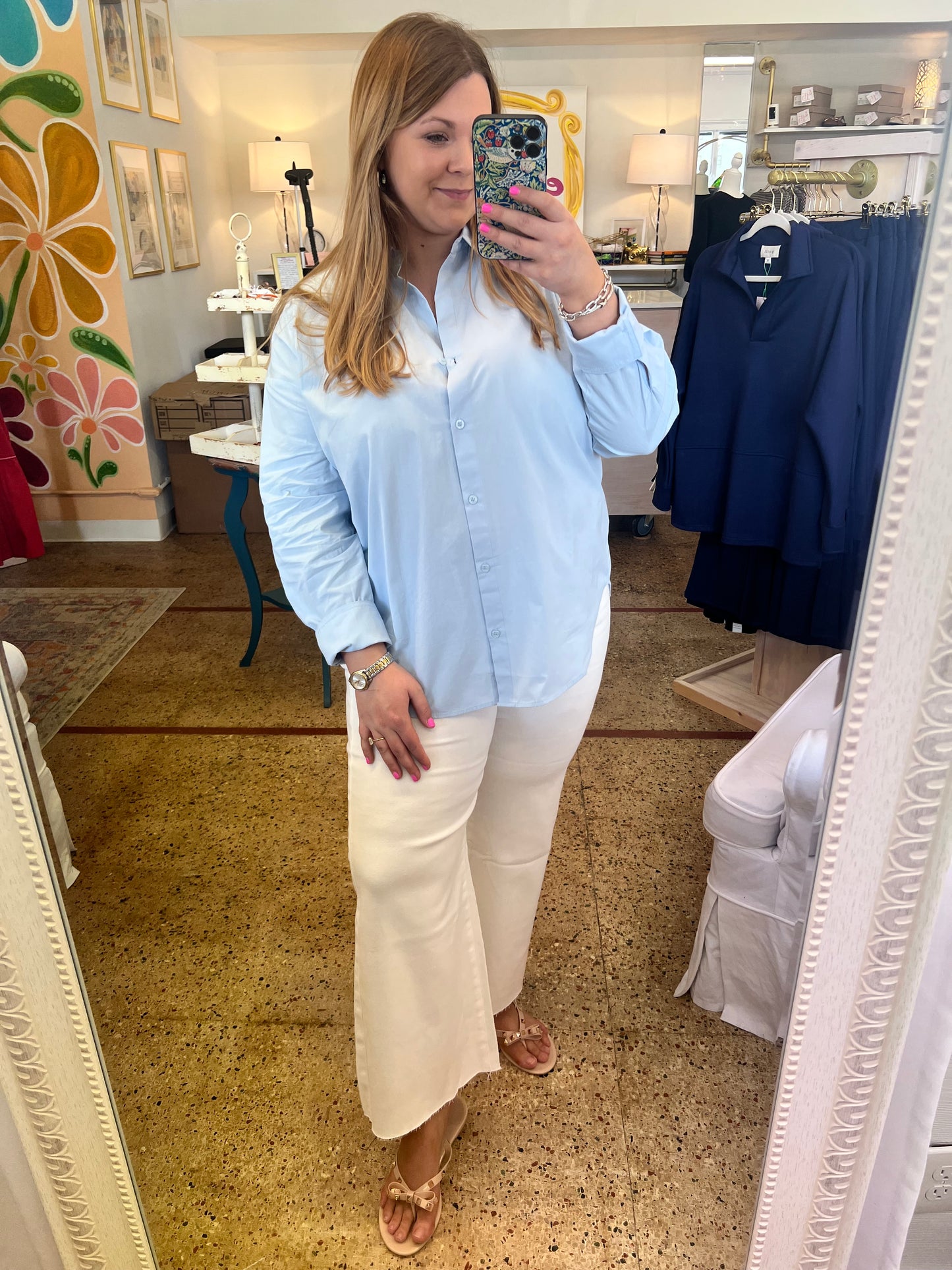 Sky Blue Button Down Shirt