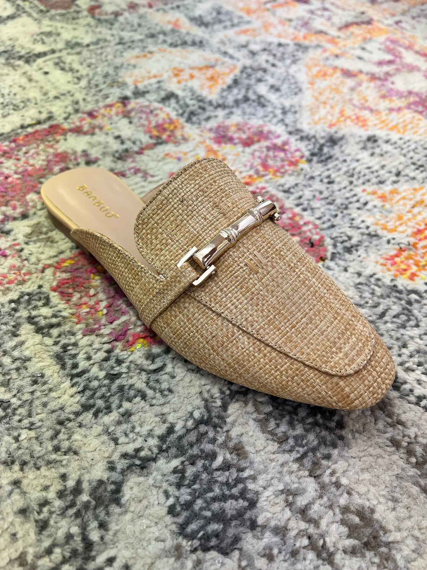 Raffia Mules