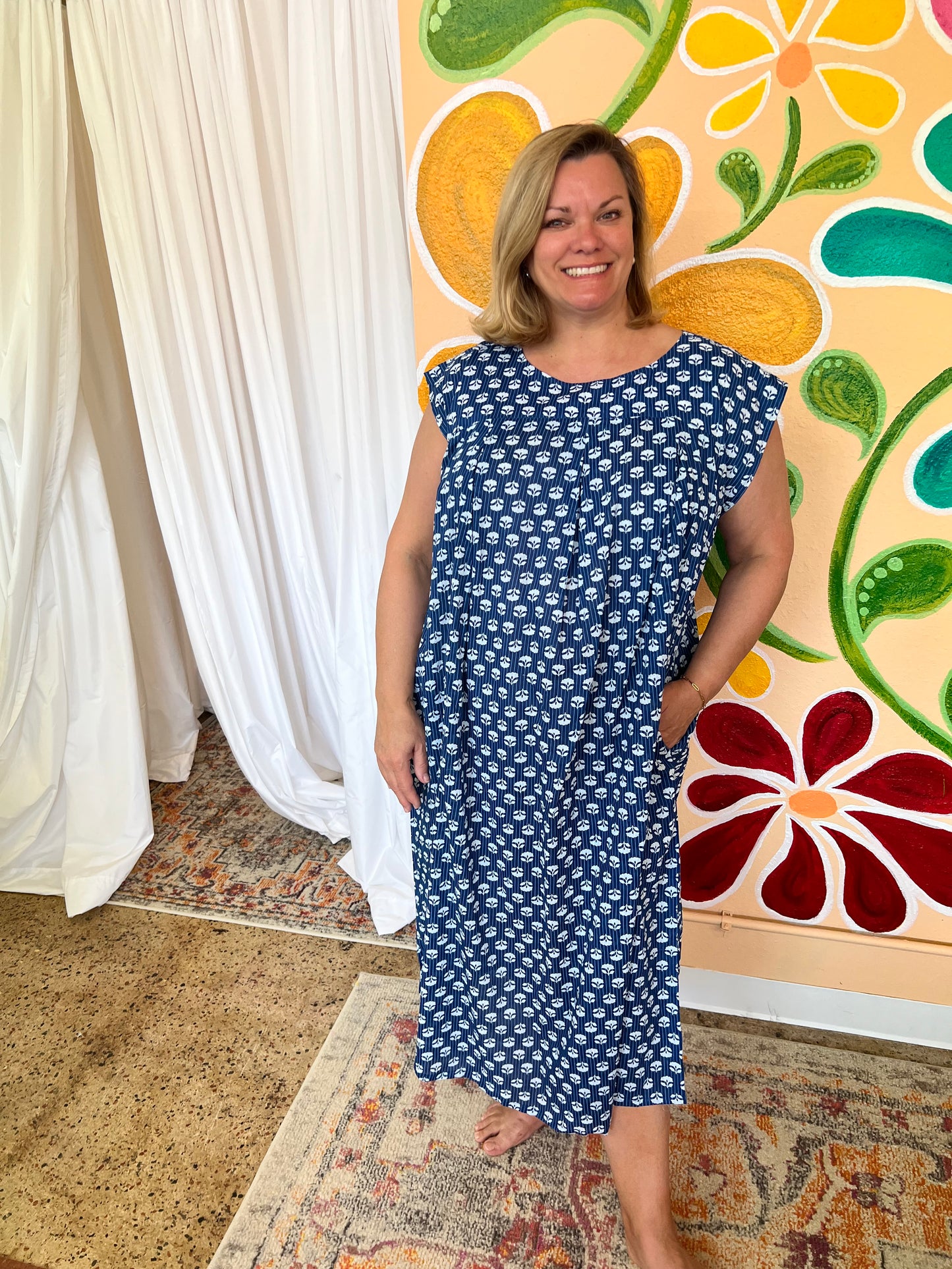 Indigo Caftan