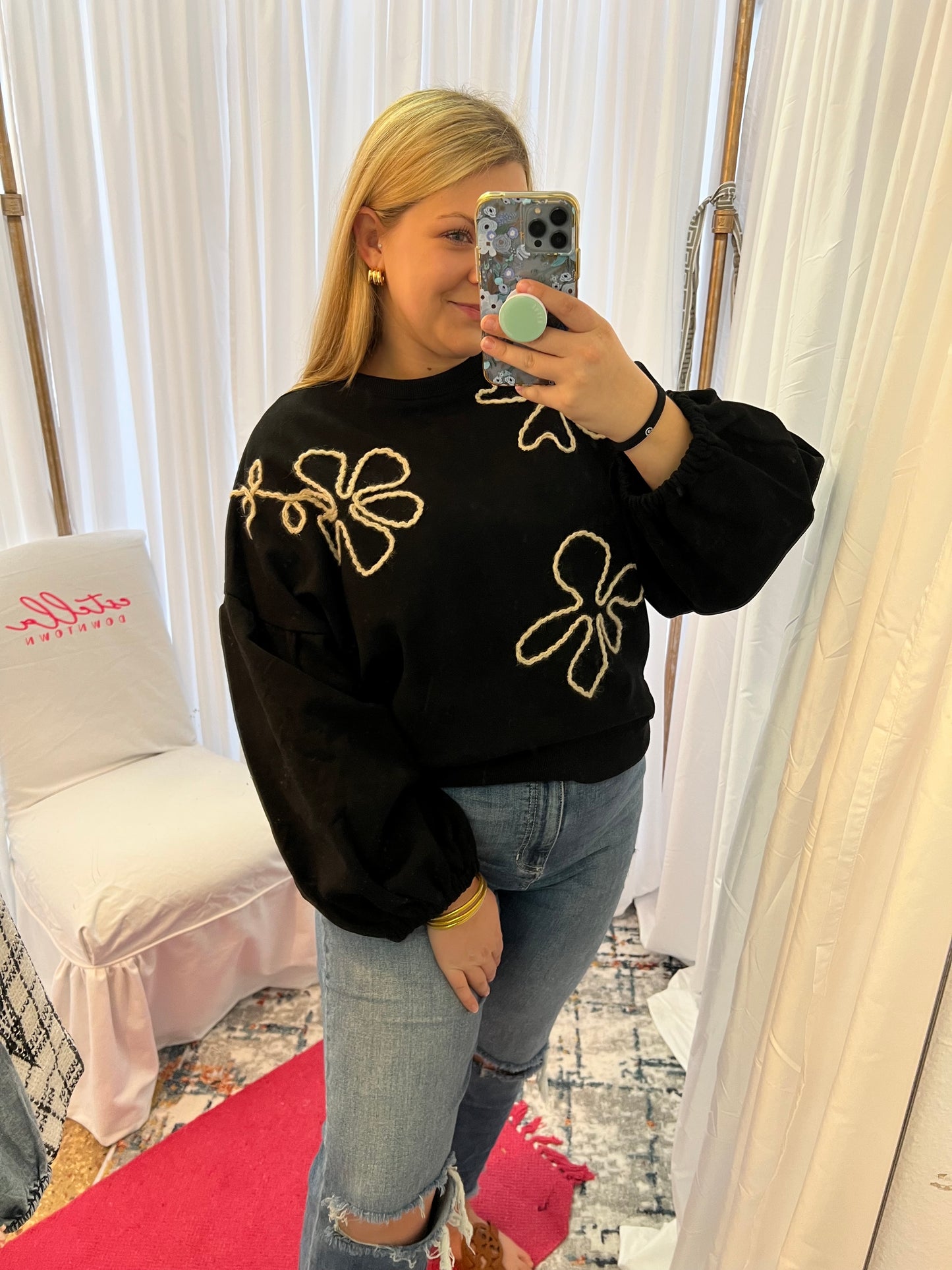 Rope Flower sweatshirt