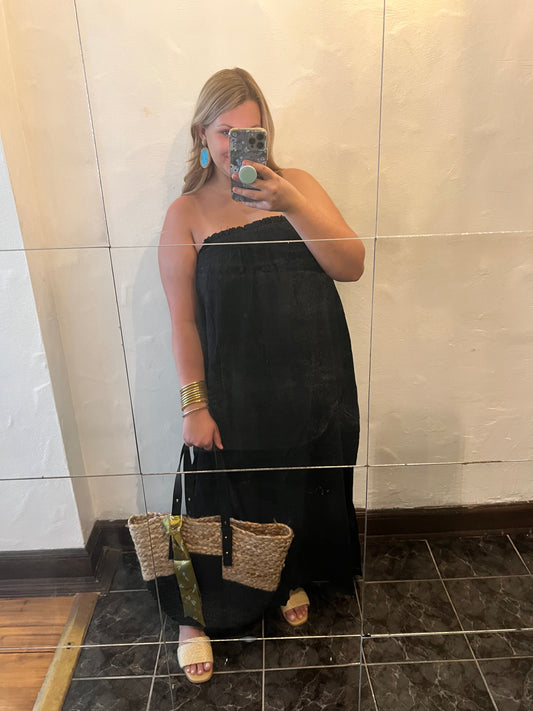 Black Gauze Maxi