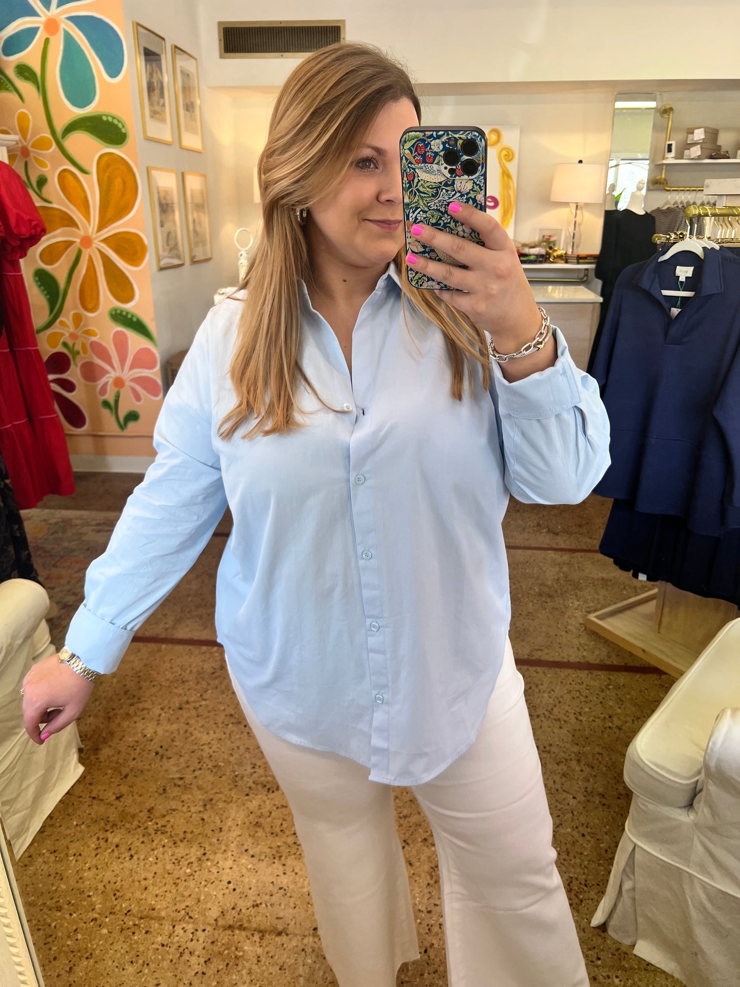 Sky Blue Button Down Shirt