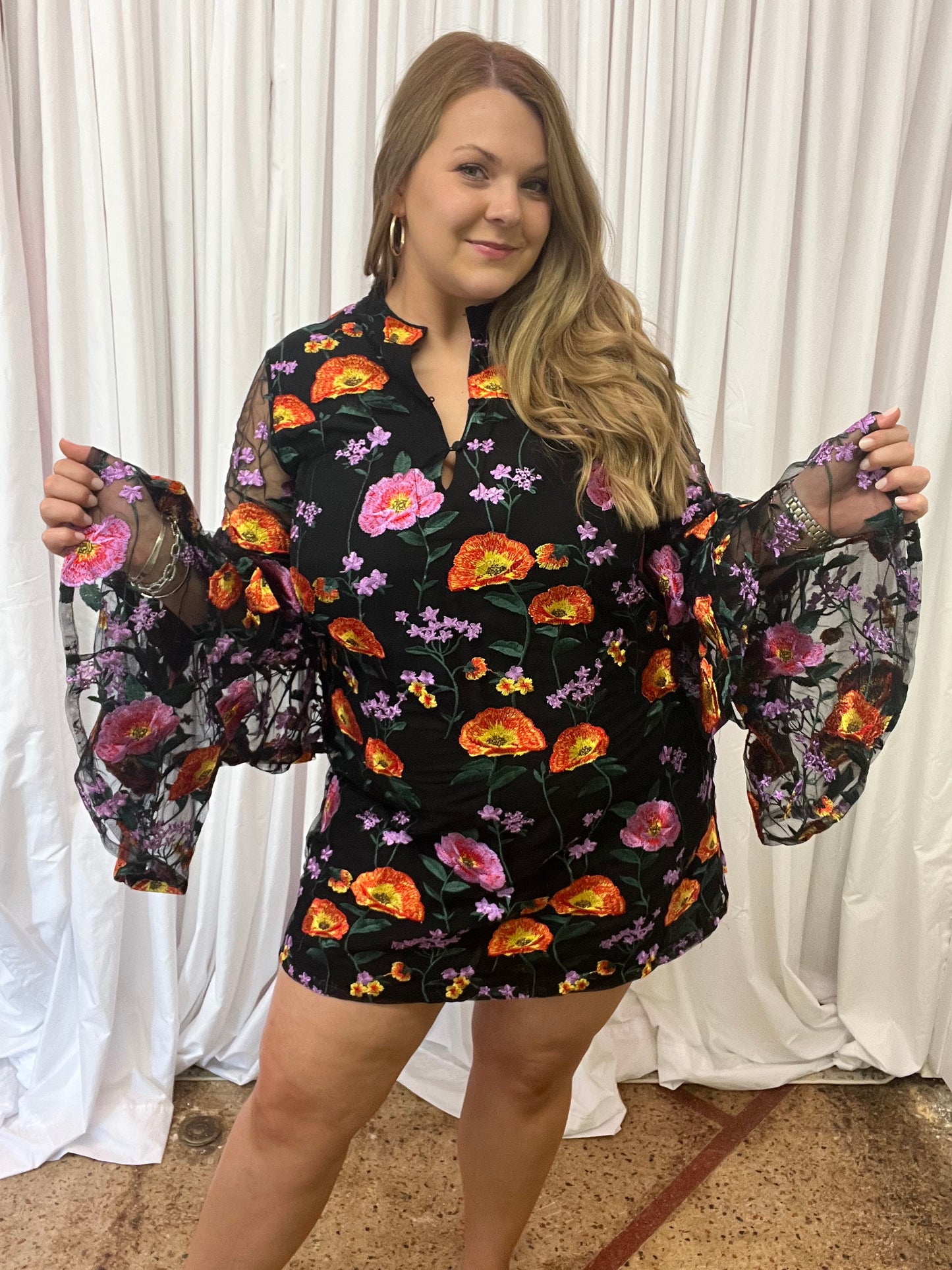 Gayle Floral Mini Dress