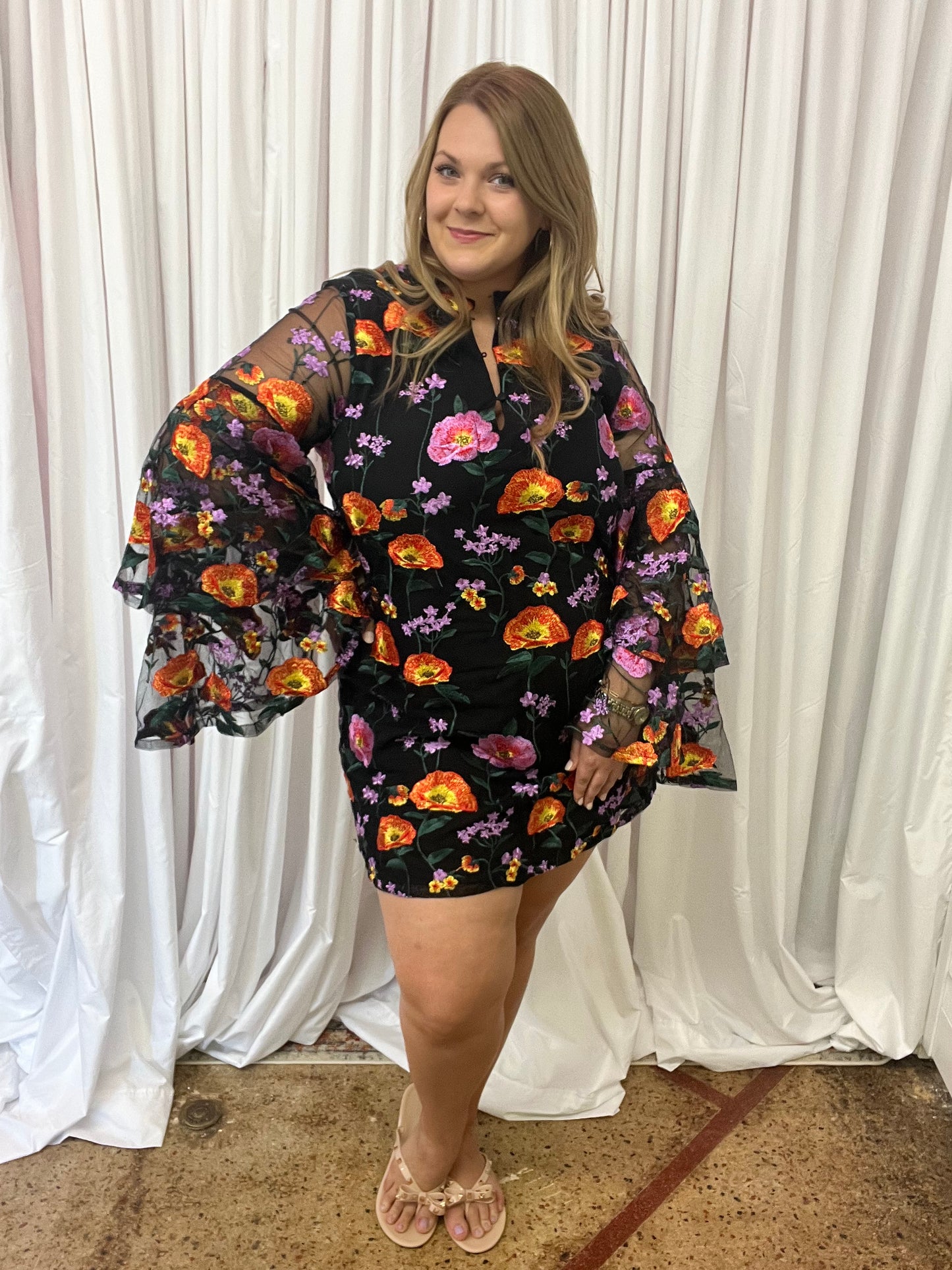 Gayle Floral Mini Dress