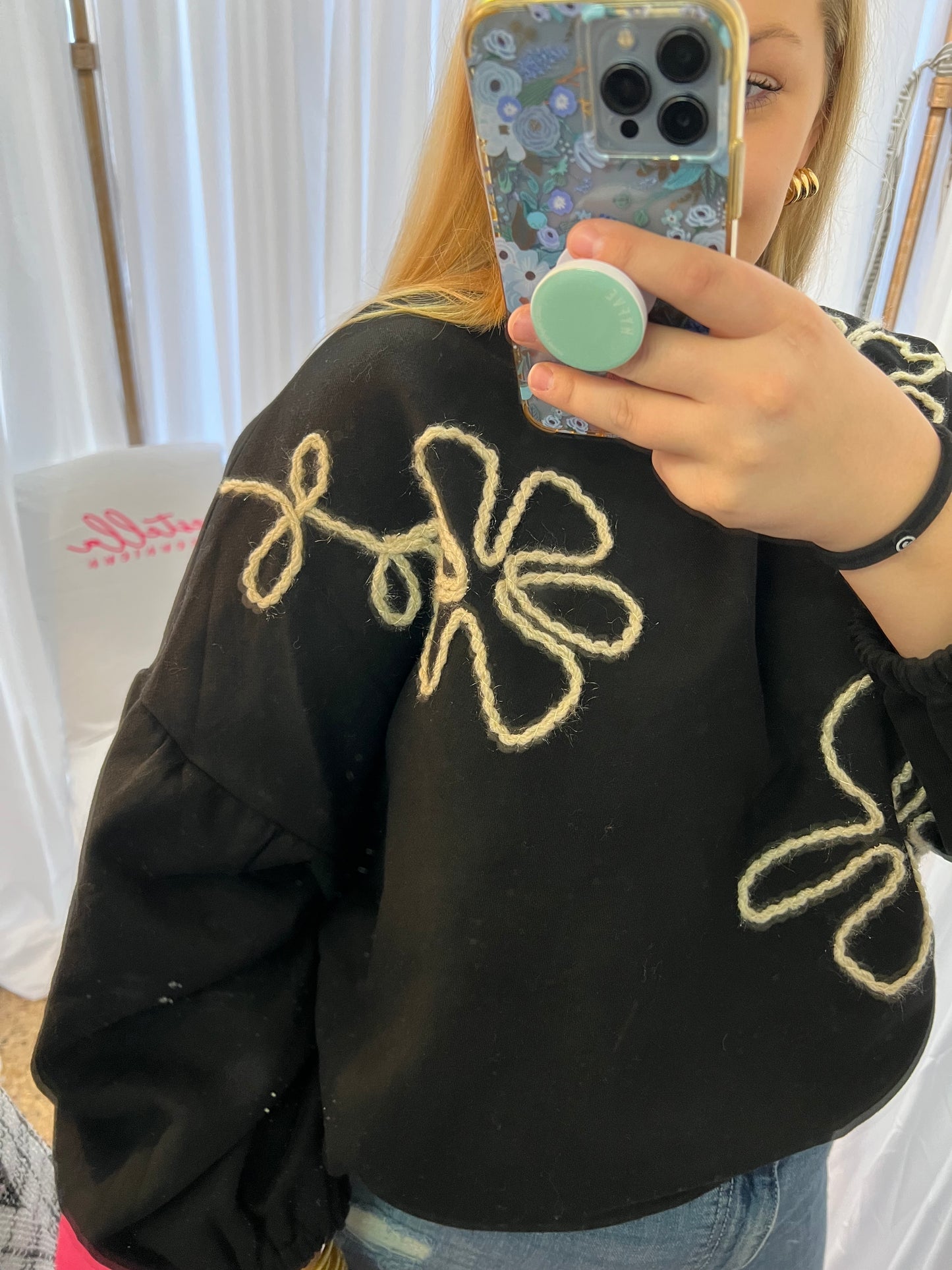 Rope Flower sweatshirt