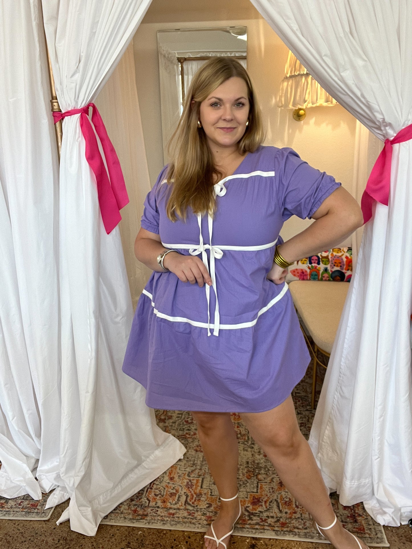 Lavender Bow Dress