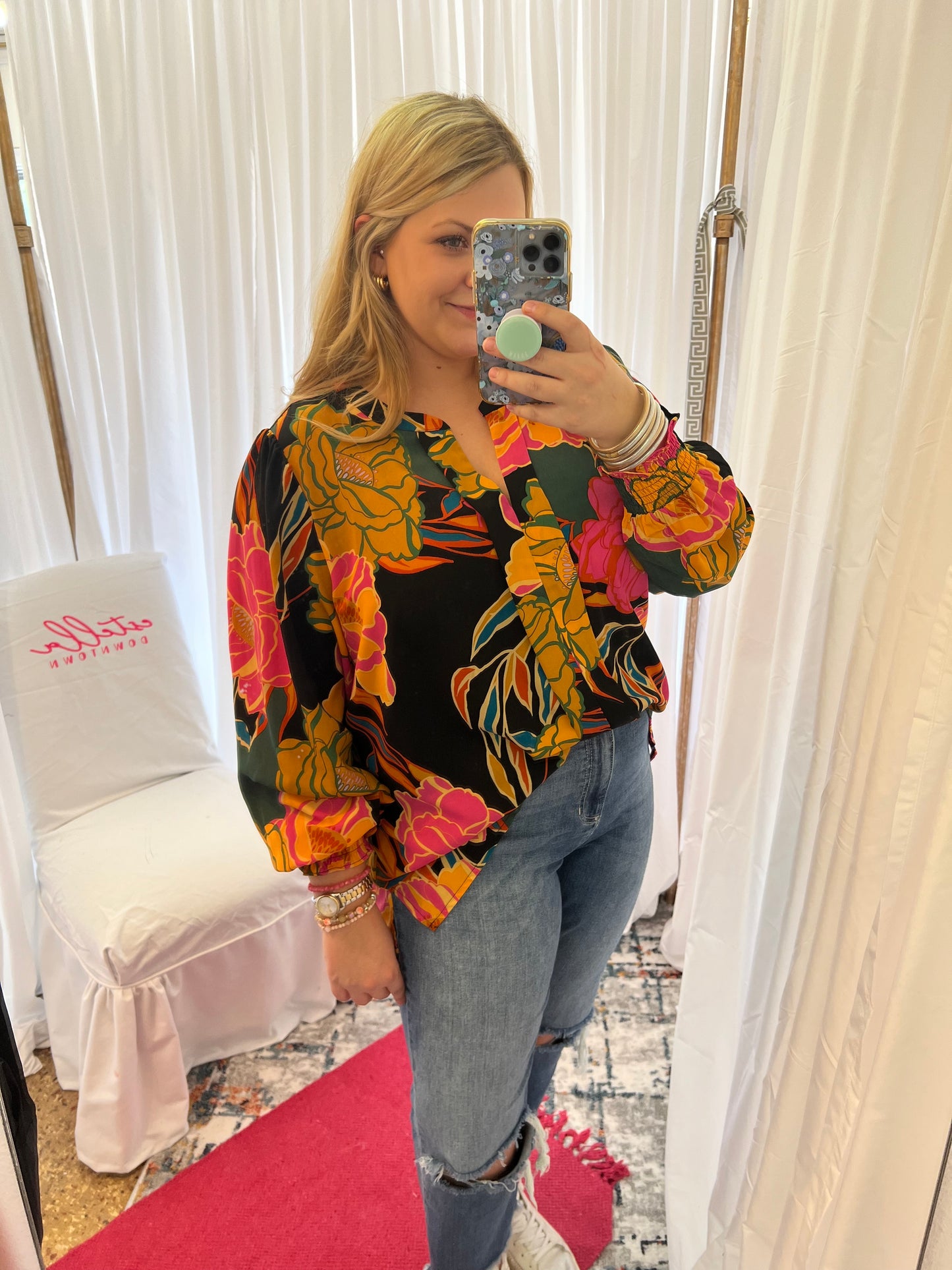 Rose Floral Blouse