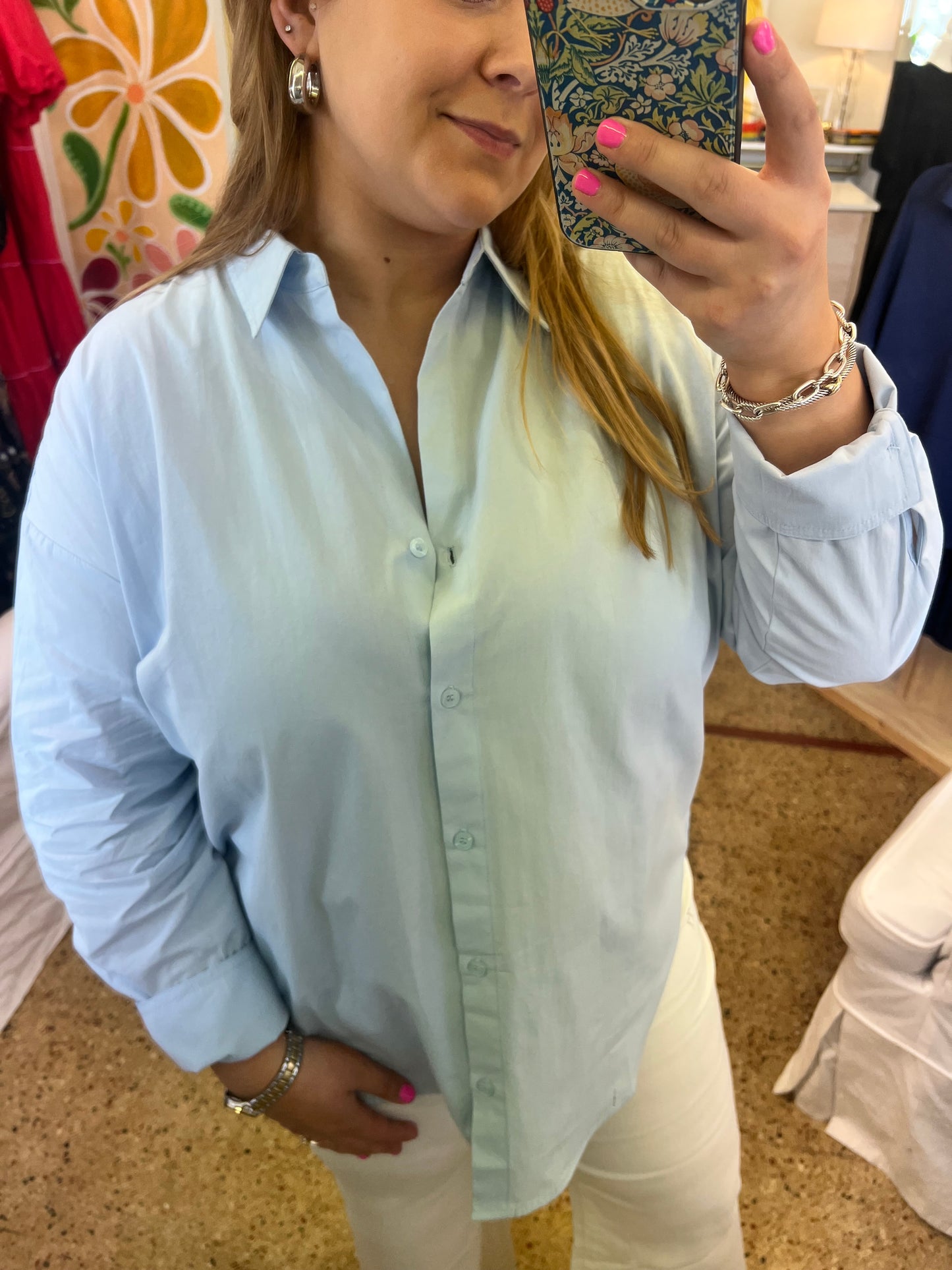 Sky Blue Button Down Shirt