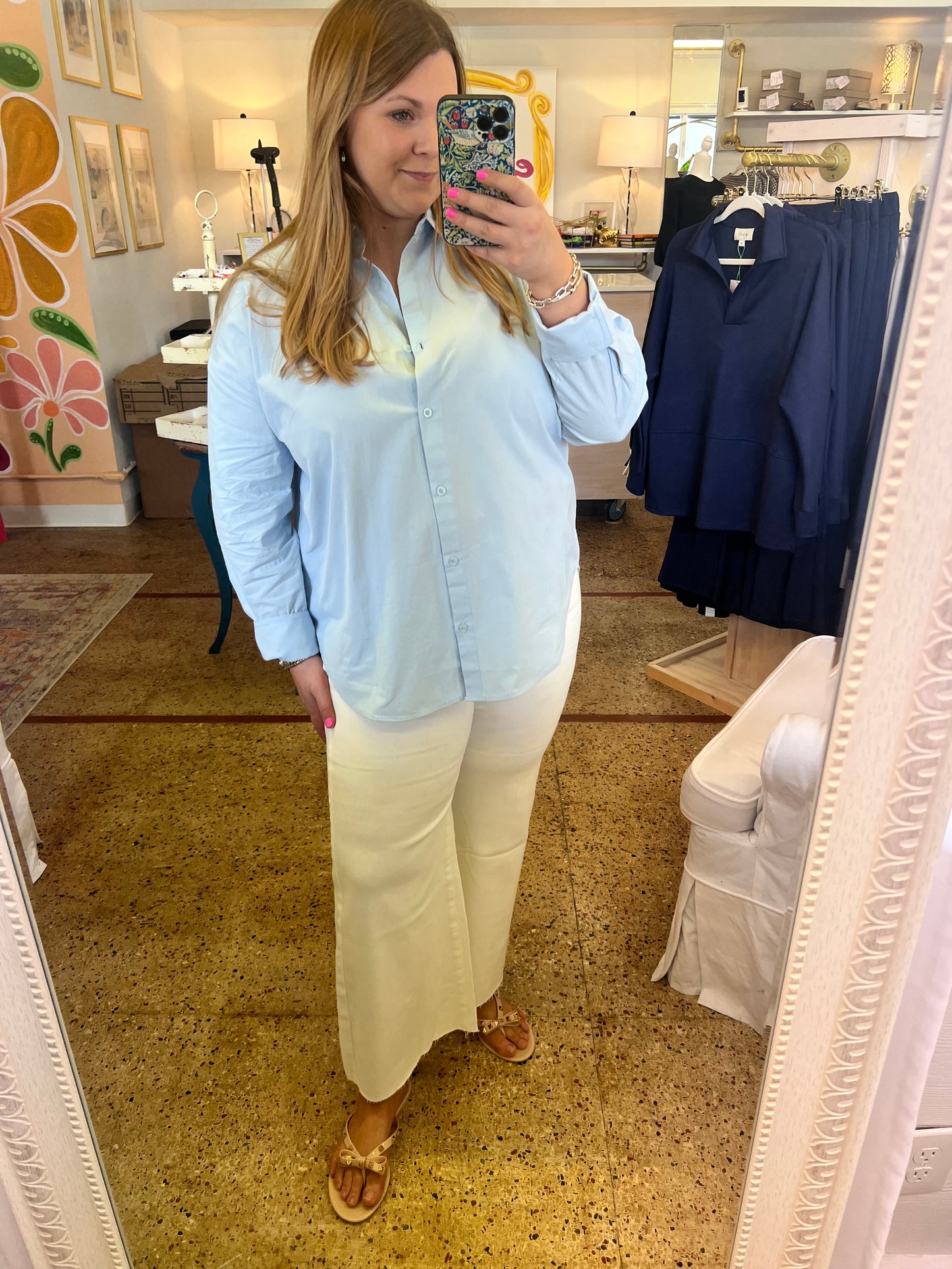 Sky Blue Button Down Shirt