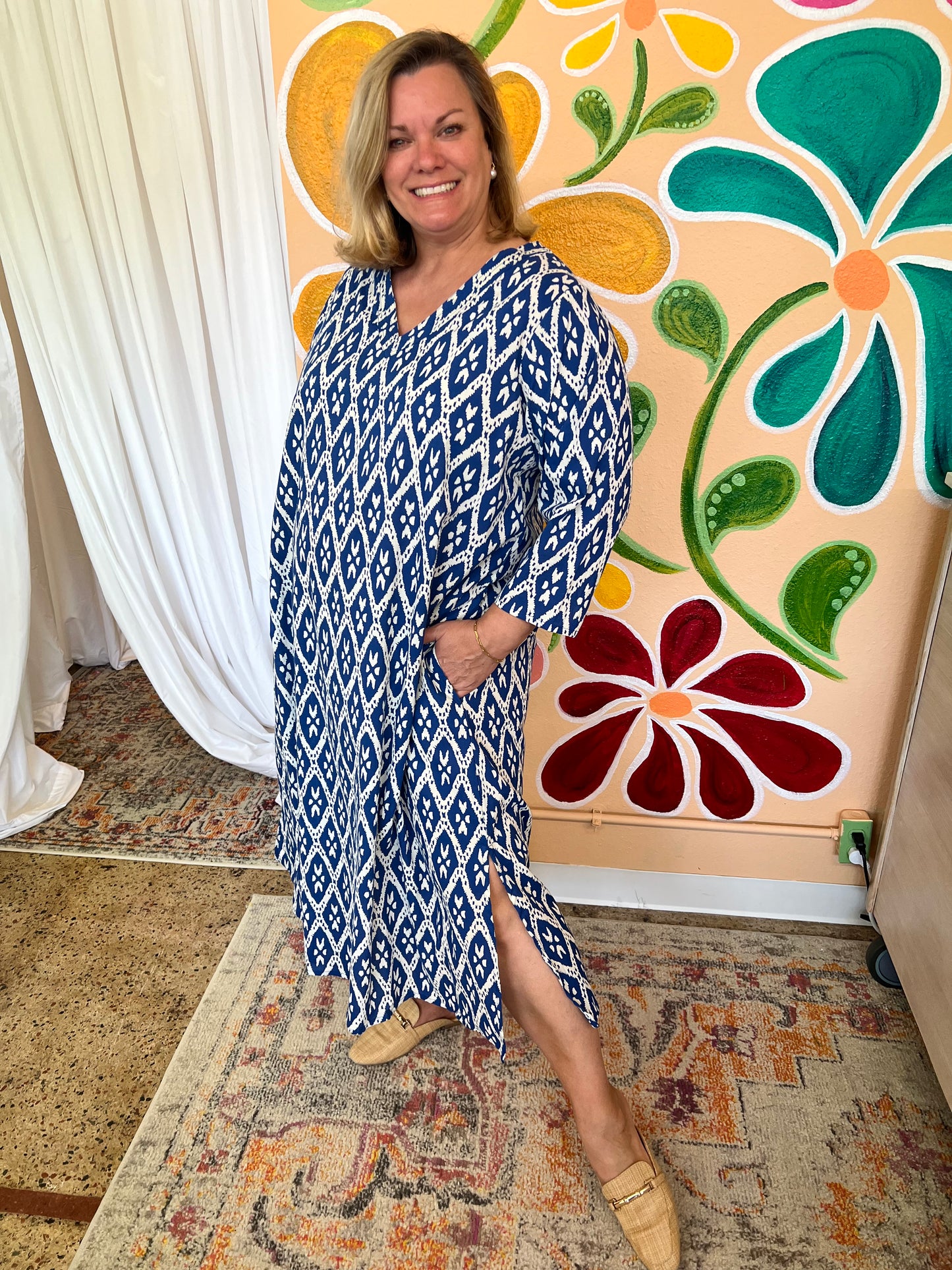 3/4 Sleeve Caftan