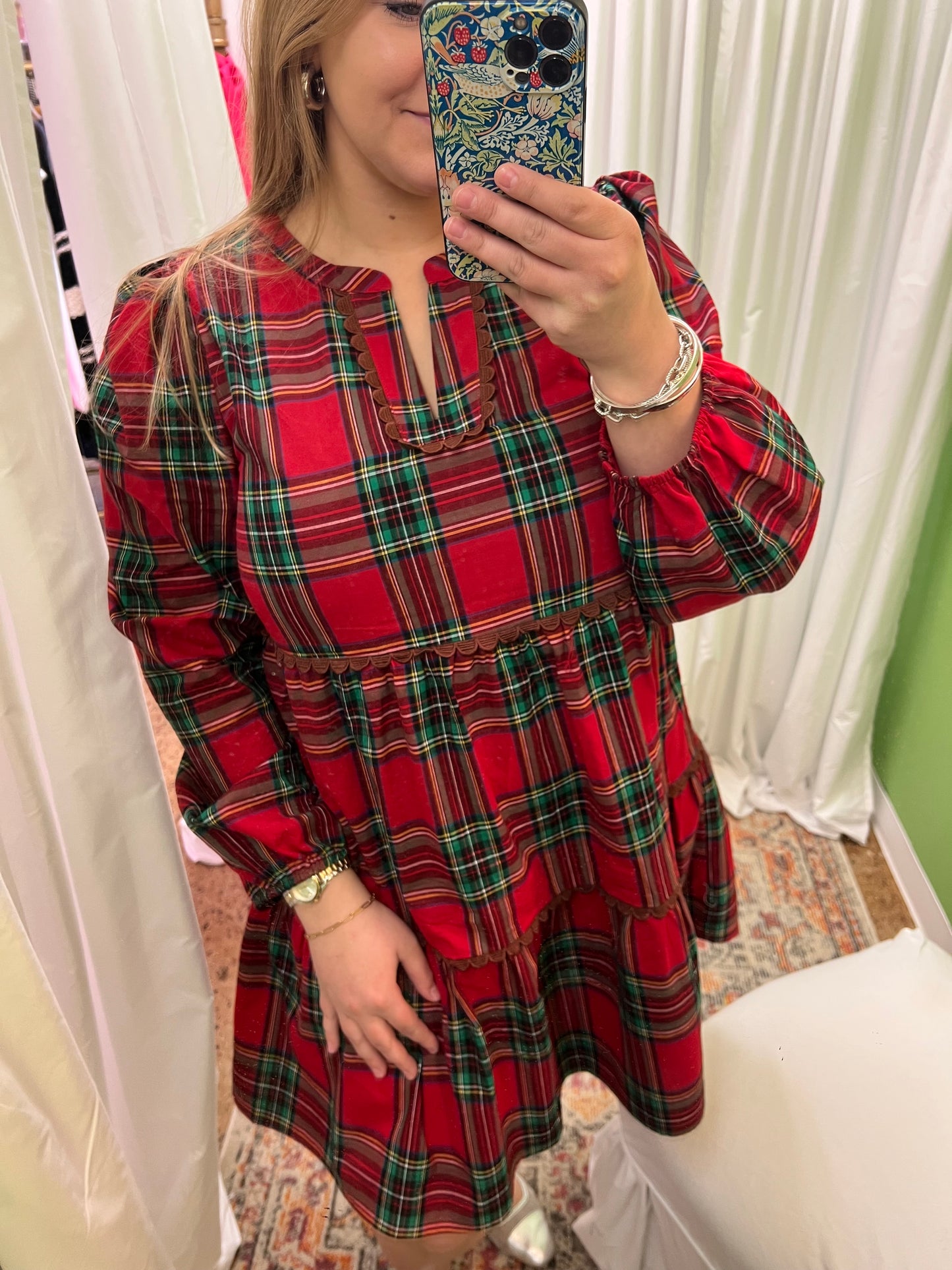 Christmas Plaid Dress