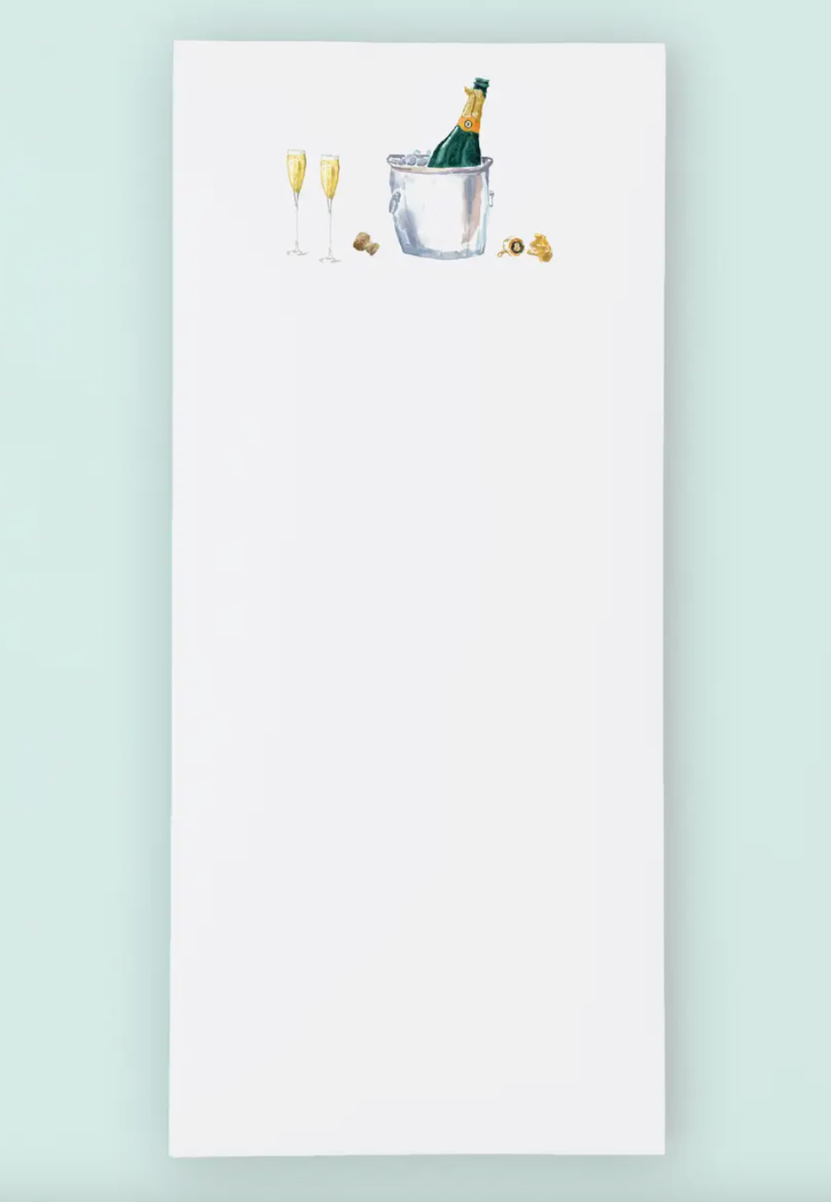 Champagne notepad