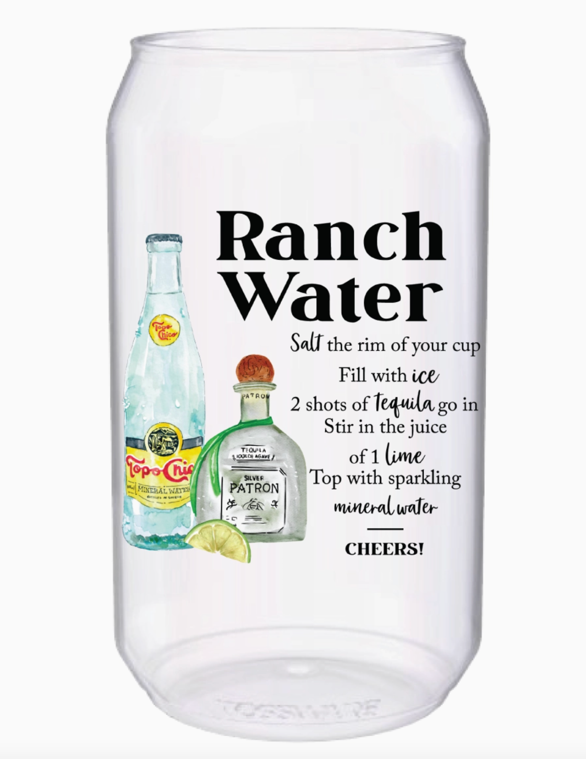 Ranch Water Can Cups